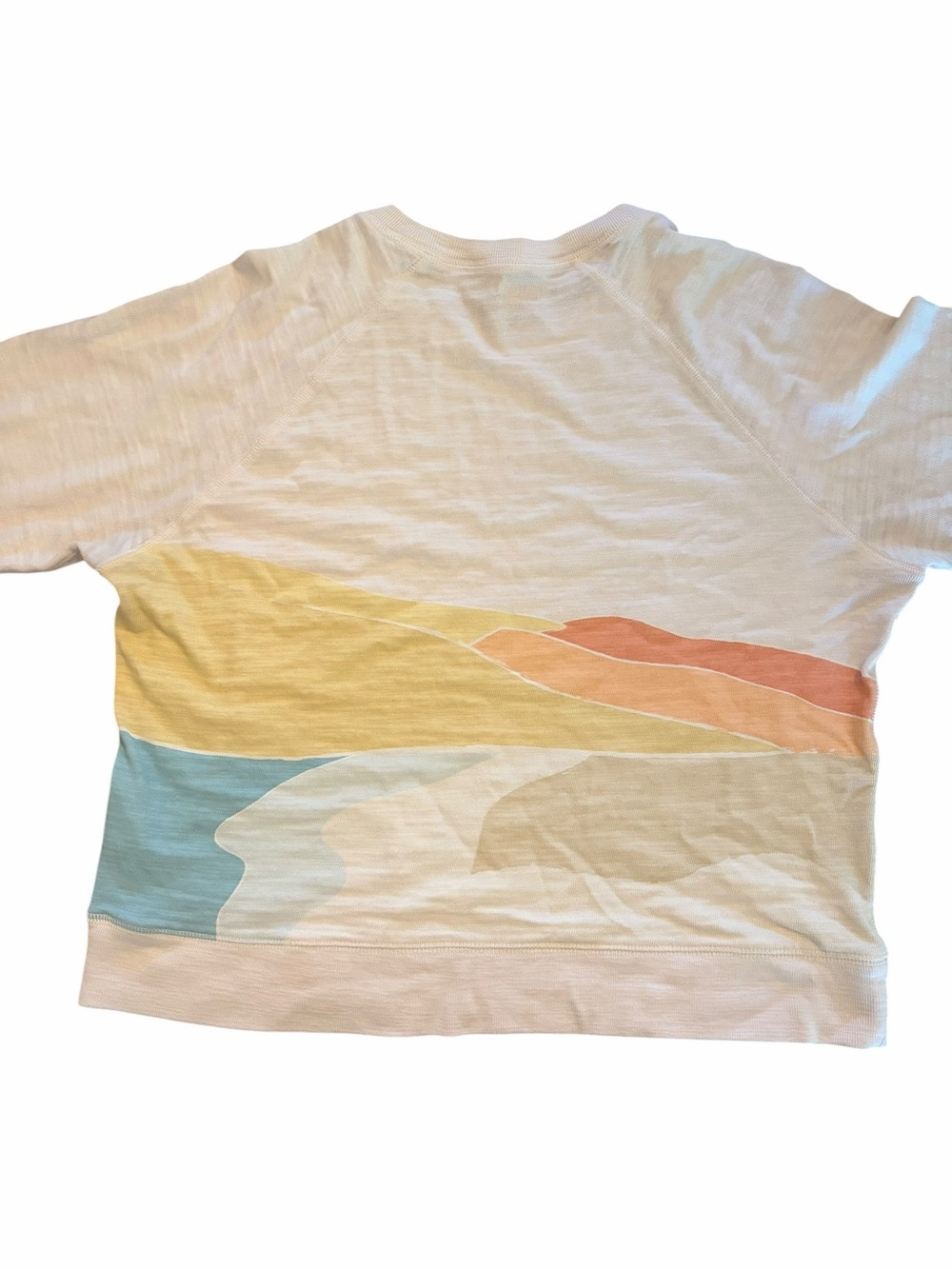 Faherty Sunwashed Slub Crewneck Size M - Picture 3 of 7